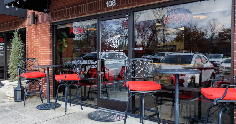 Exterior, tables and chairs