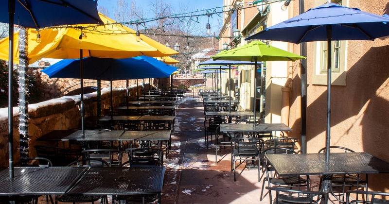 Outdoor seating area