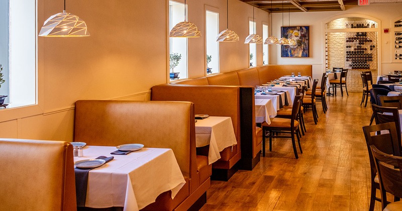 Interior, dining area