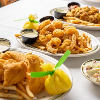 RIPS Fried Seafood Platters.