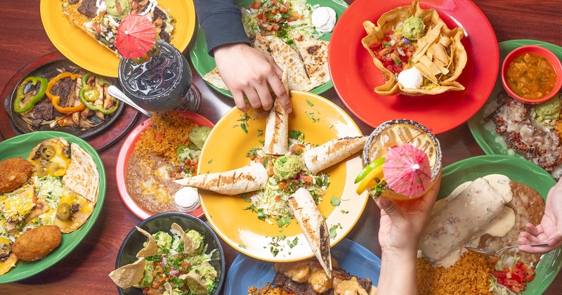 Various food on the table