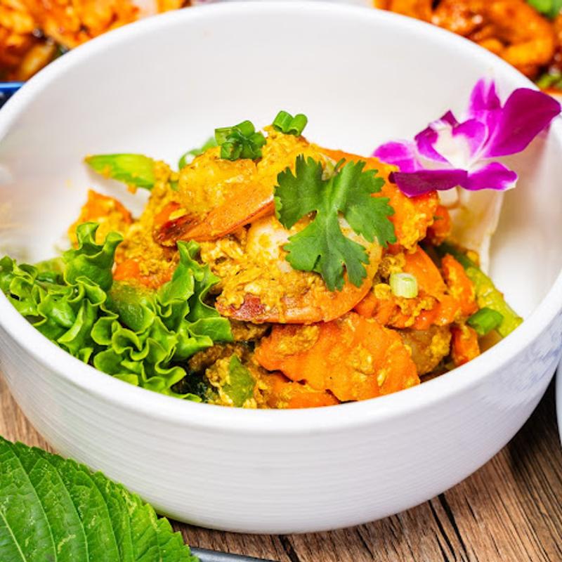 Stir Fried Curry Shrimp photo