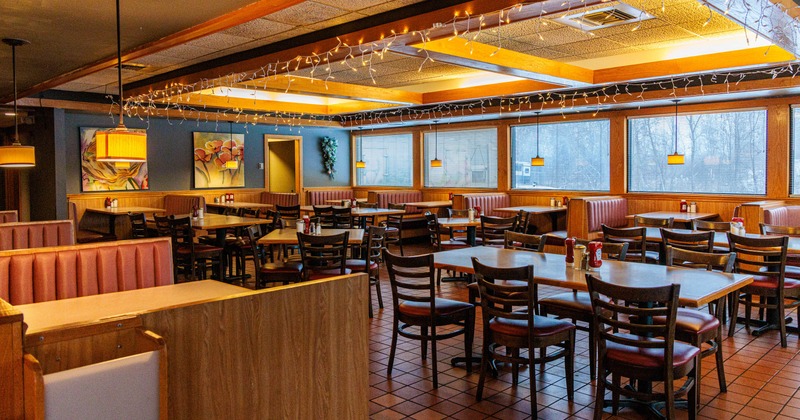 Interior, dining area, decoration