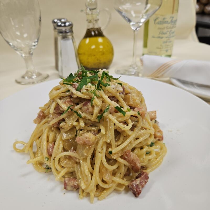 menu item 10 of 27, Spaghetti Alla Carbonara