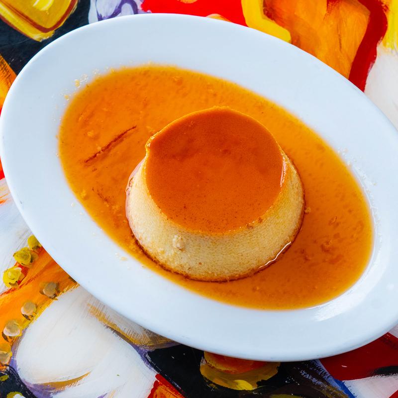 menu item 1 of 2, Flan