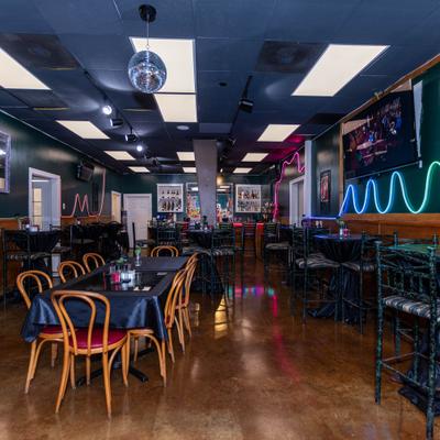 Interior, dining area.