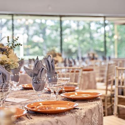 Table set for guests