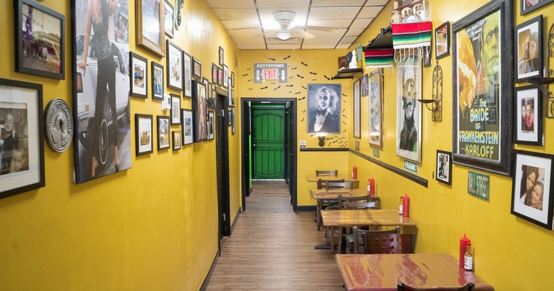 Interior, dining area