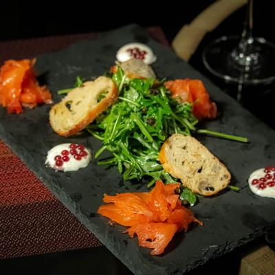 Beet Cured Gravlax