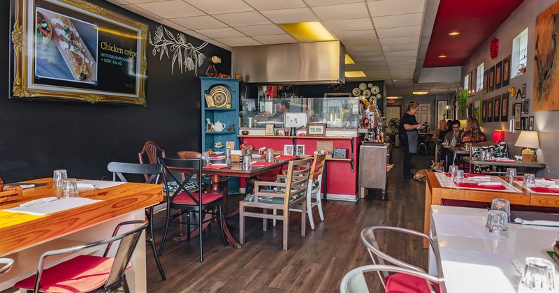 Interior, dining area