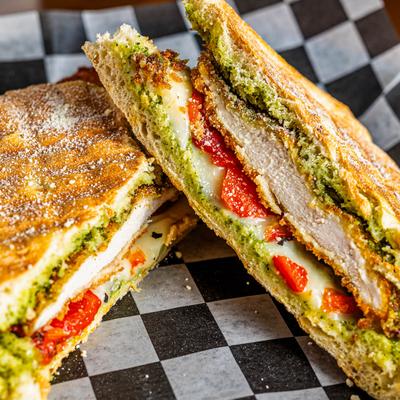 Panko chicken sandwich.