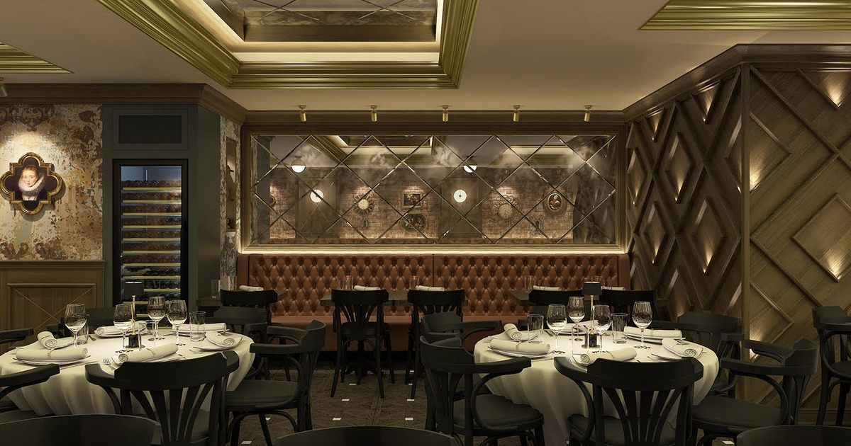 Dining area ready for guests