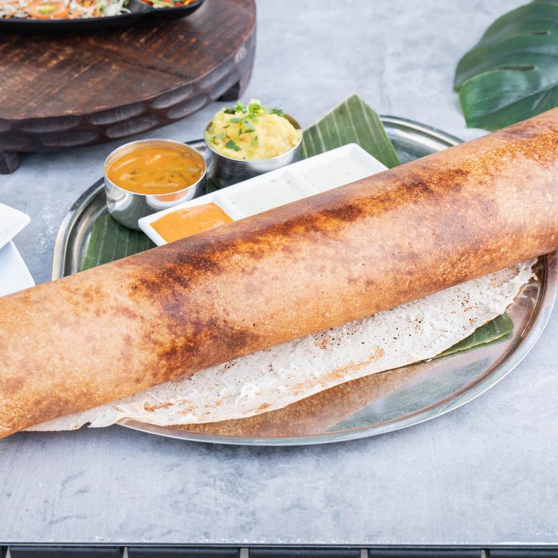Ghee Roast Masala Dosa photo