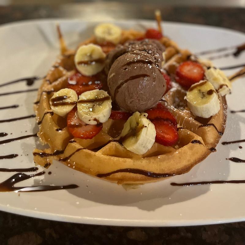 Waffle a La Mode photo