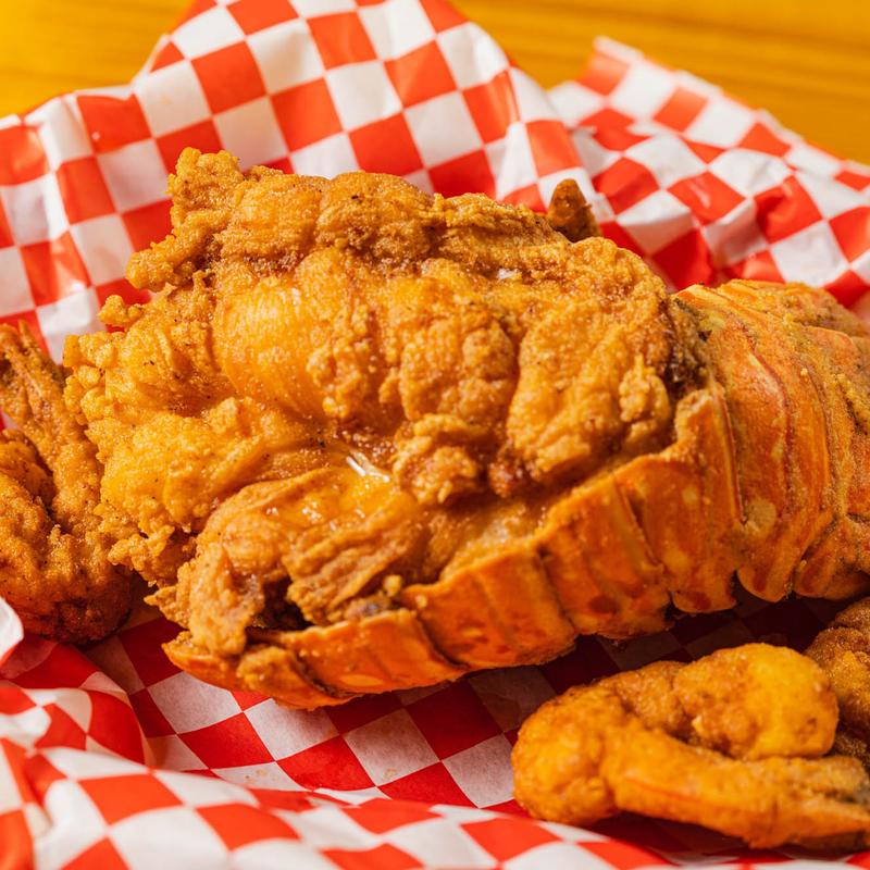 Fried Lobster & Shrimp Plate photo