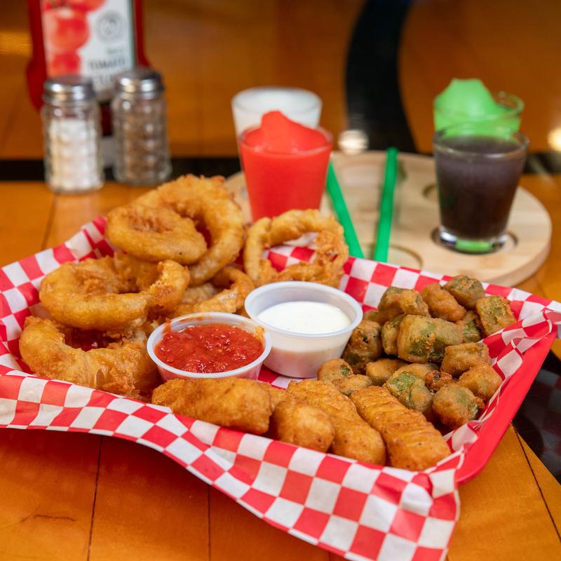 menu item 1 of 7, Kickoff Sampler Platter