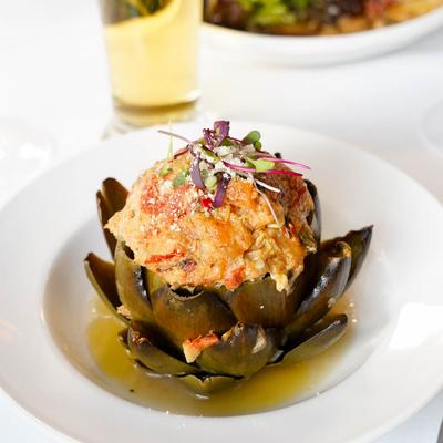 Stuffed artichoke.