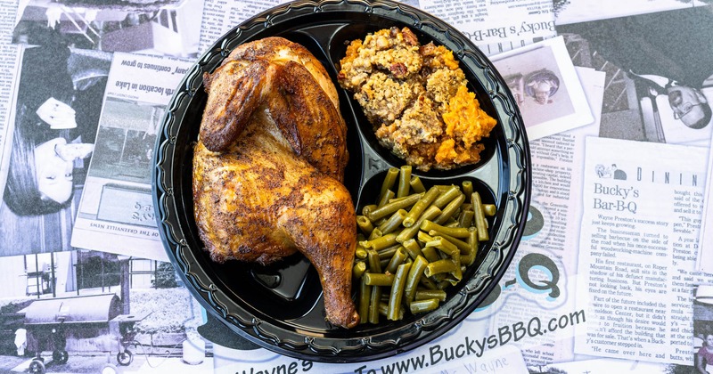 Smoked chicken plate