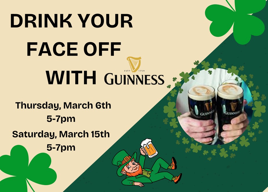 Drink Your Face Off With Guinness event photo