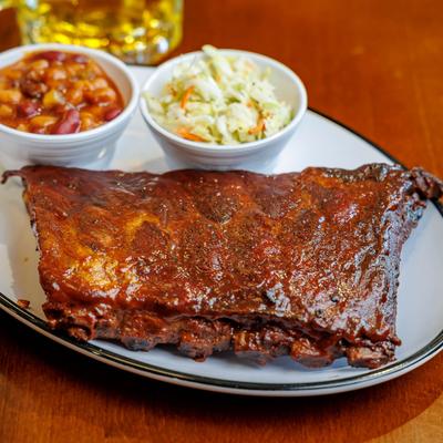 Full Rack of St. Louis Ribs.