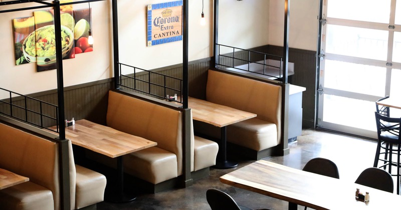 Interior, booths for guests