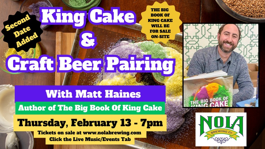 Beer Pairing Event: King Cake & Craft Beer Pairing event photo