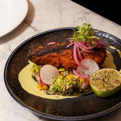 Achiote Salmon.