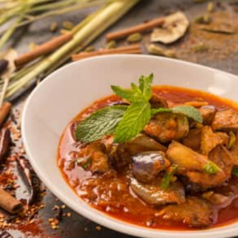 Burmese Eggplant Curry** photo