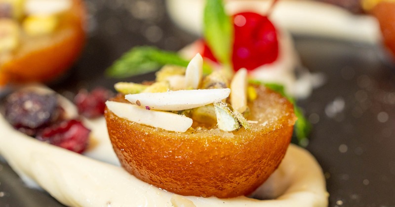 Milk dumpling dessert