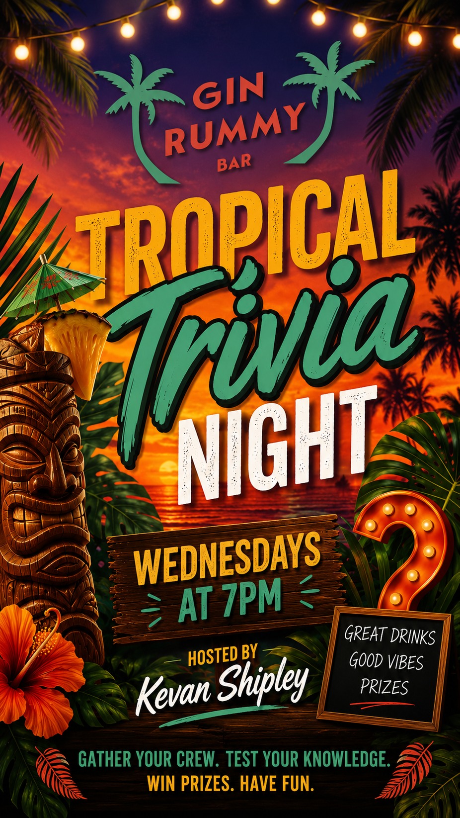 Tropical Trivia Wednesdays!! event photo