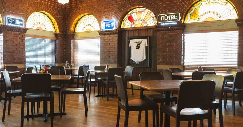 Interior seating area