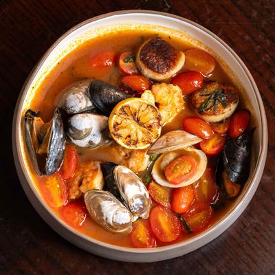 Seafood stew.