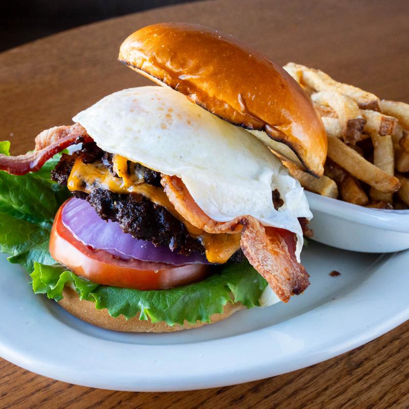 Bacon & Egg Waygu Burger photo