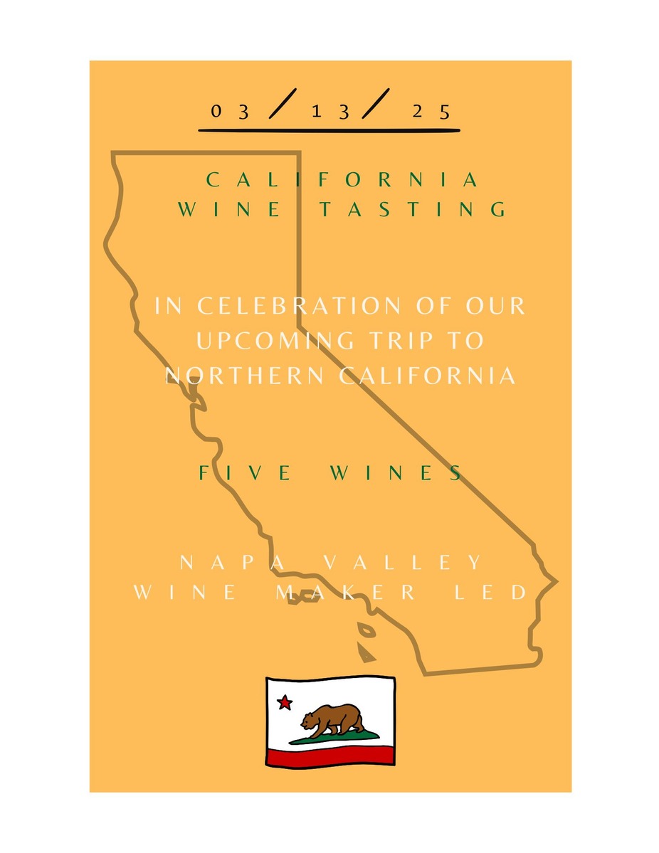 California Wine Tasting event photo