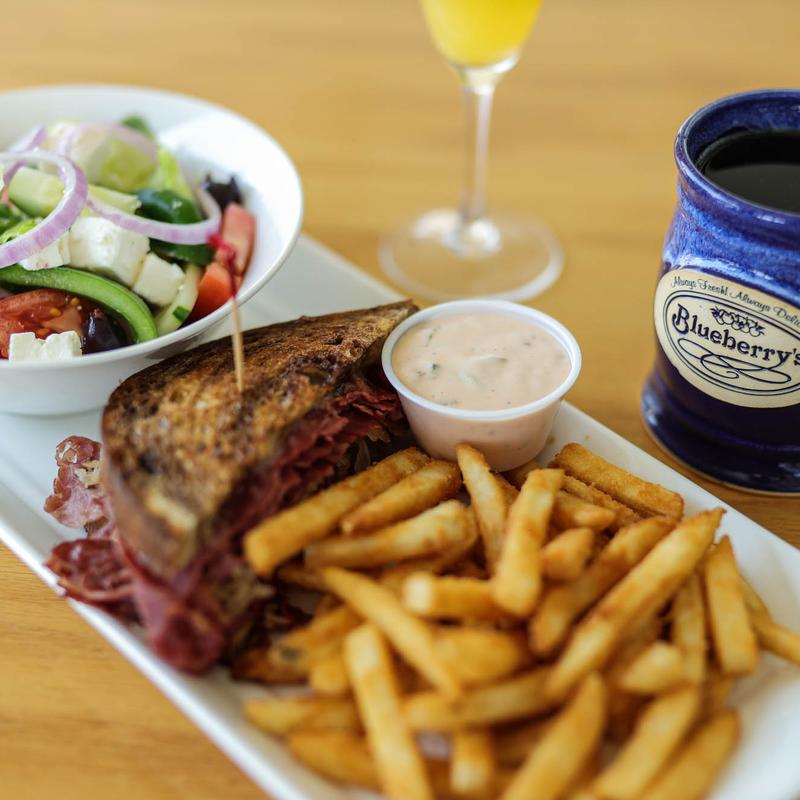 1/2 Reuben with Small Greek Salad photo