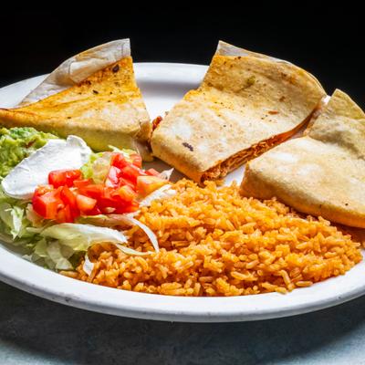 Quesadilla plate.