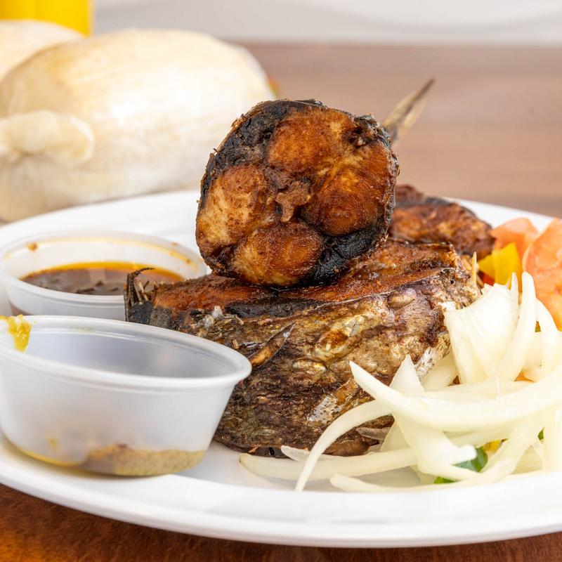 menu item 4 of 12, Kenkey / Pepper / Fish