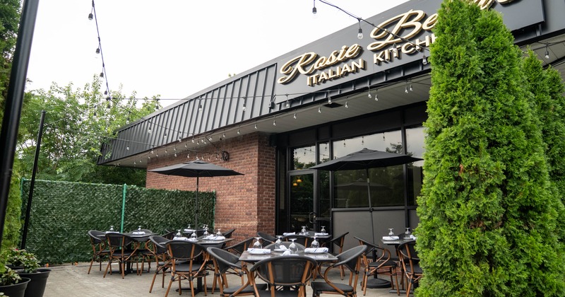 Exterior dining area
