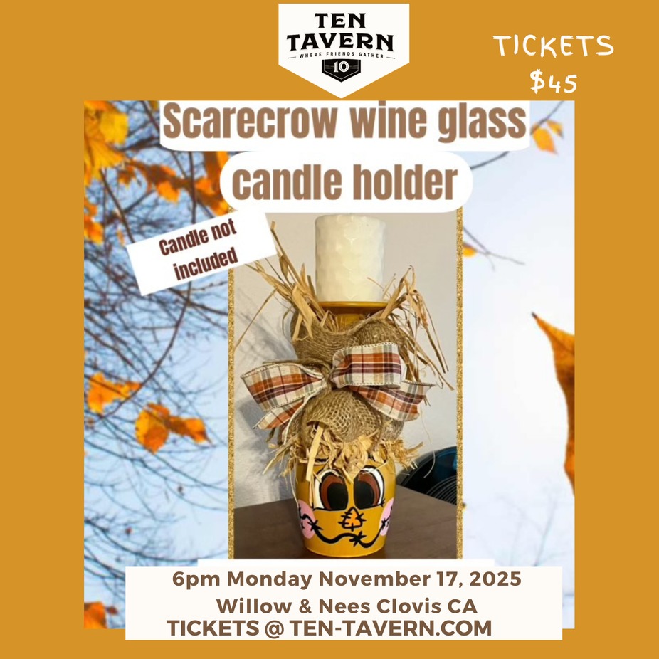 Scarecrow & Sip: Fall Craft Night at Ten Tavern! event photo