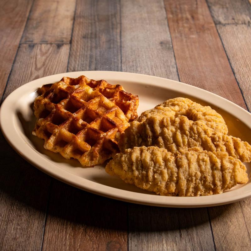 Pearl Sugar Belgian Waffle & Chicken photo