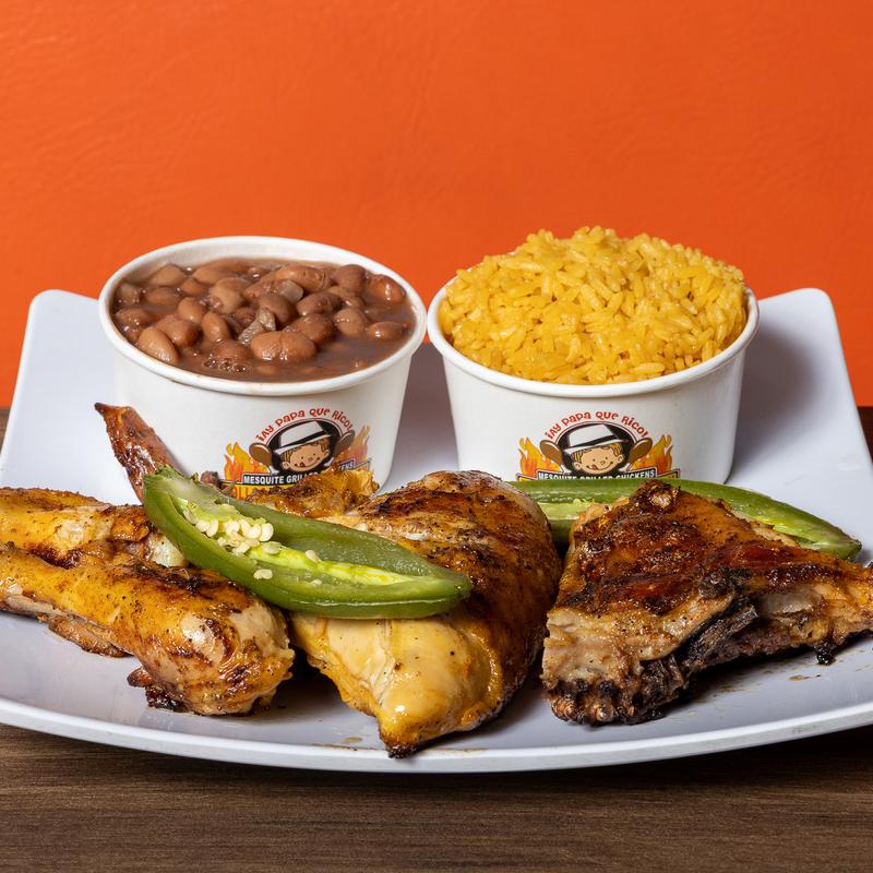 menu item 3 of 15, 1/2 Chicken Combo
