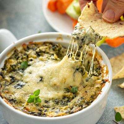 Spinach Artichoke Dip** photo