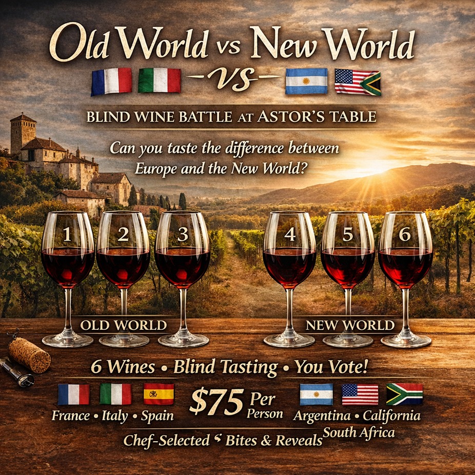 Old World vs New World Blind Battle event photo