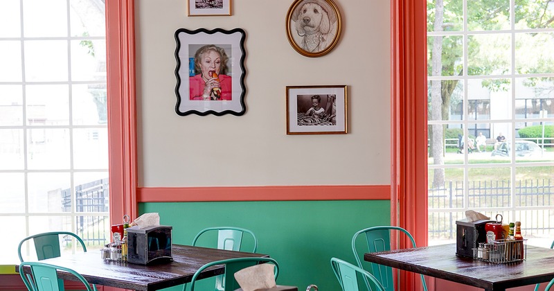 Interior, dining area