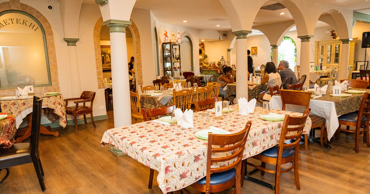 Interior dining area