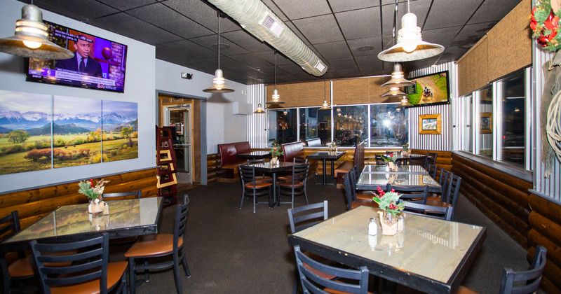 Interior, dining area