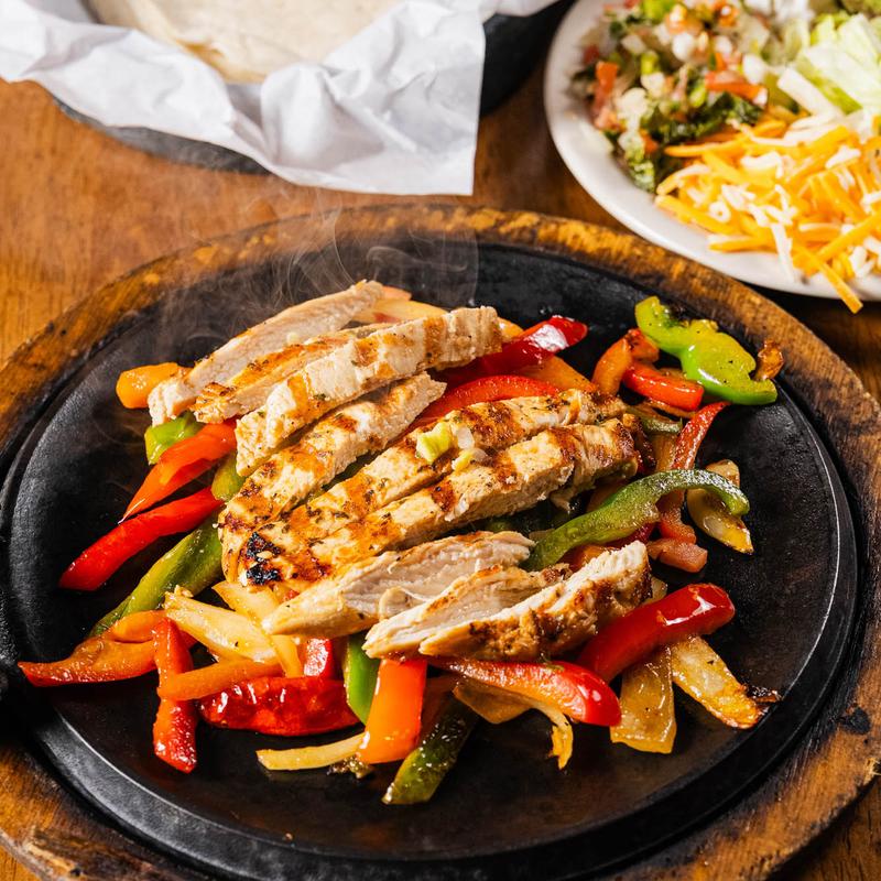 menu item 7 of 9, Fajitas