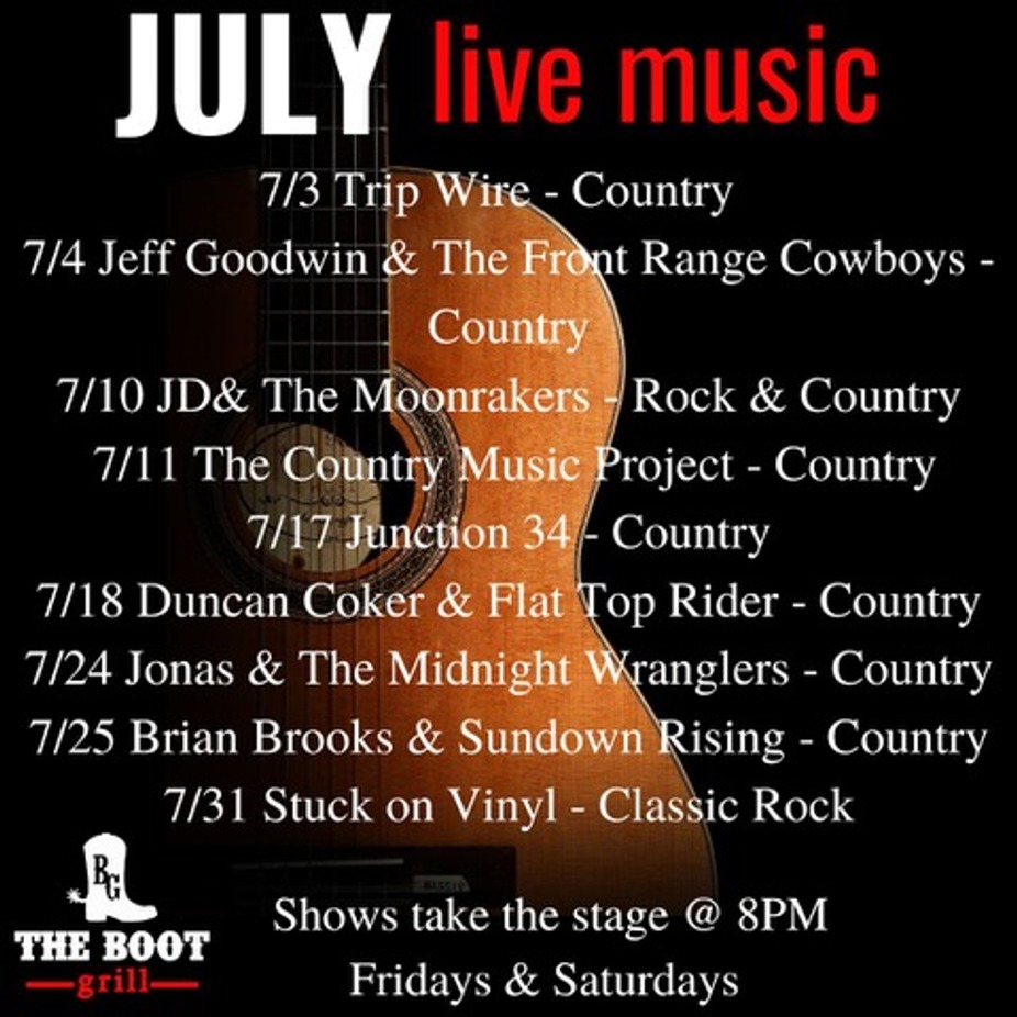 July Event Schedule event photo