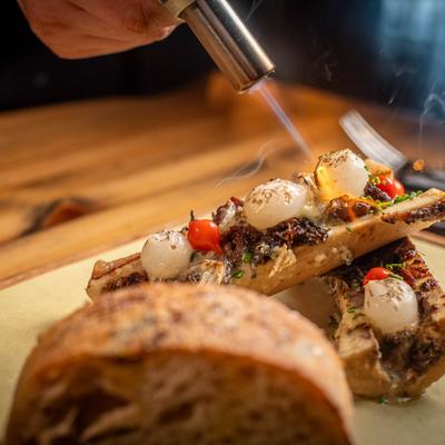 Bone Marrow and toasted bread.