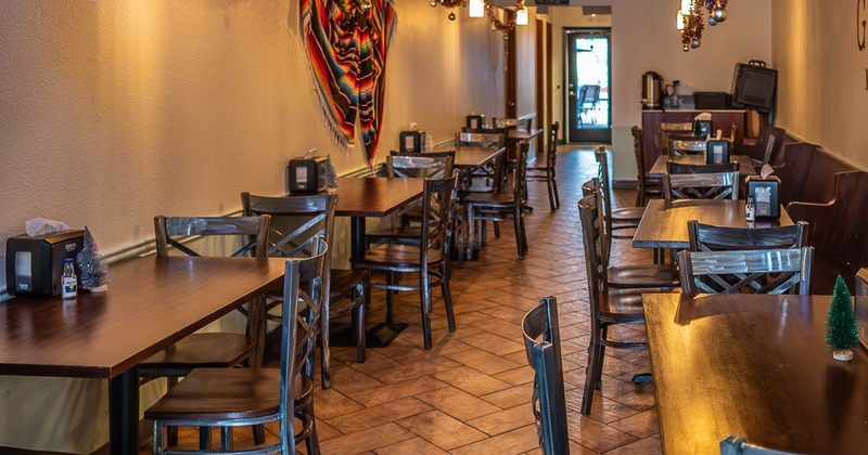 Interior, dining area